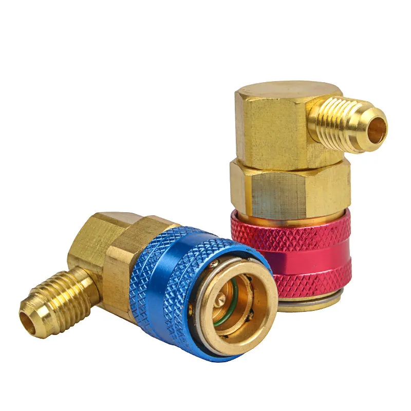 R134A Automotive air conditioner fluoride/high and low pressure plus snow plus liquid refrigerant conversion quick connector
R134A Automotive air conditioner fluoride/high and low pressure plus snow plus liquid refrigerant conversion quick connector