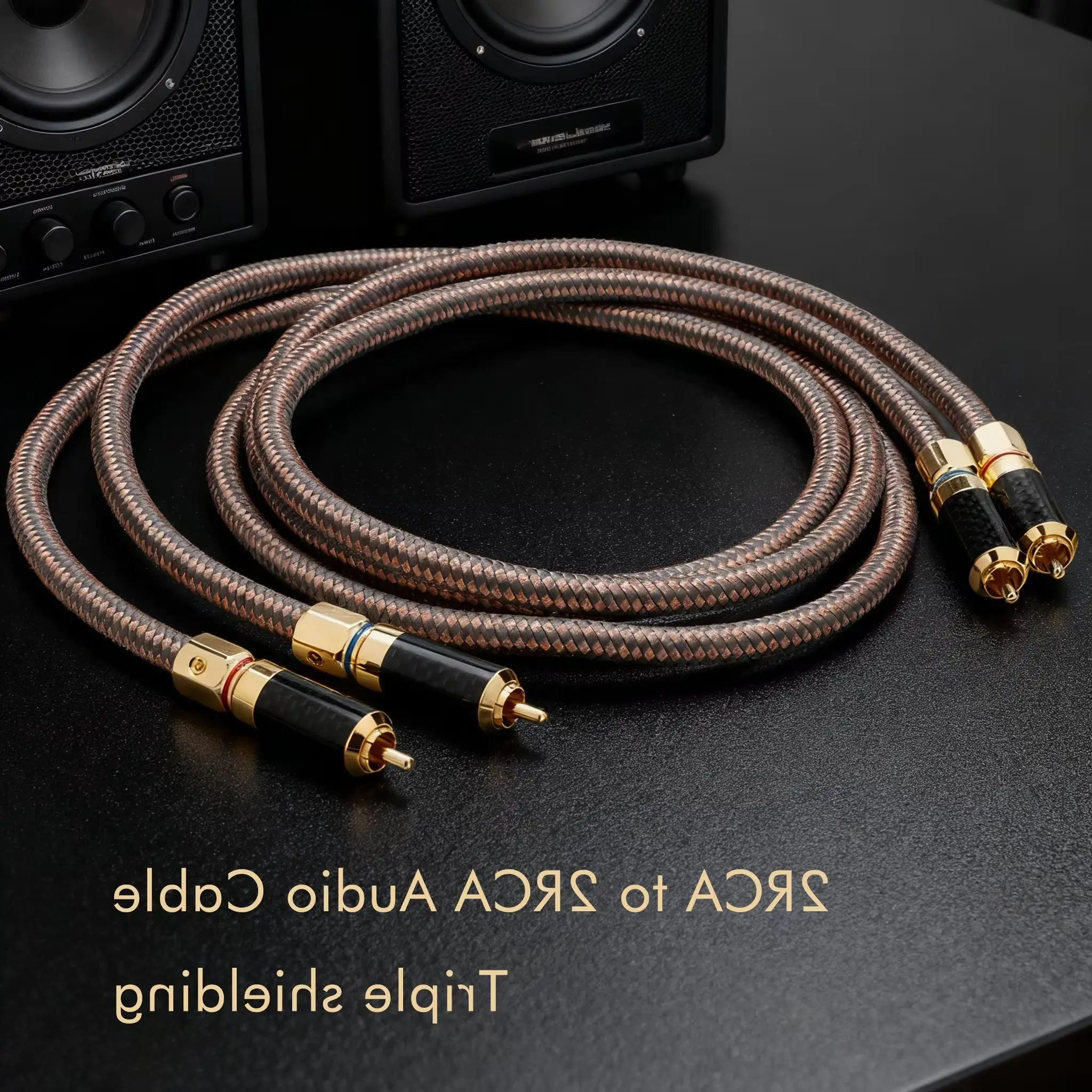 Pair RCA Cable OCC Pure Copper Carbon fiber Plug Professional RCA Line For Amplifier DAC TV Cable
Pair RCA Cable OCC Pure Copper Carbon fiber Plug Professional RCA Line For Amplifier DAC TV Cable
