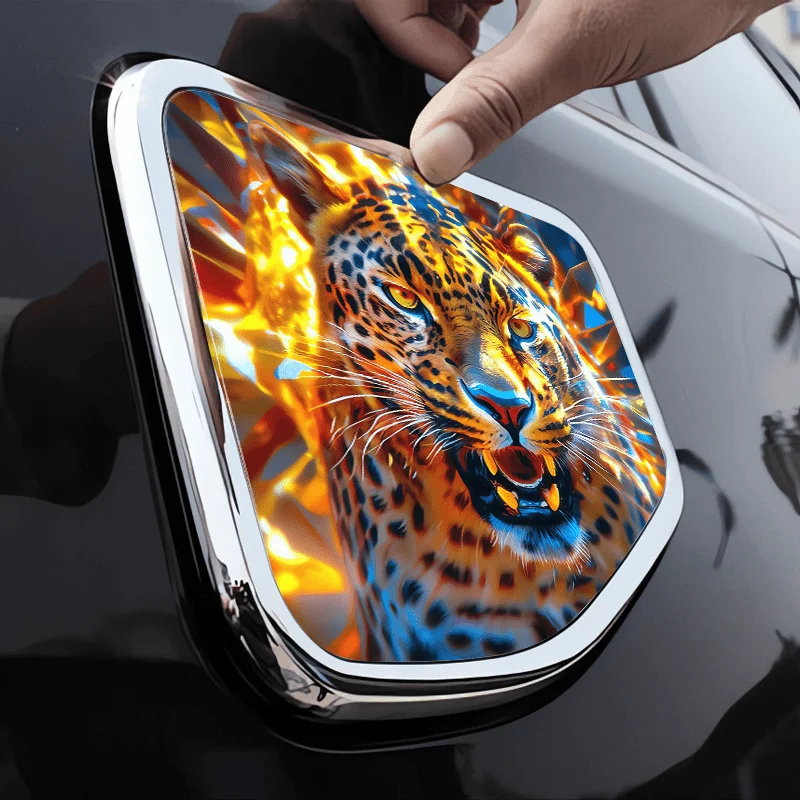 1Pc Wild Roaring Leopard Car Fuel Tank Cap Sticker, Aggressive Big Cat Pattern Waterproof Vinyl Gas Charging Port Decor Decal
1Pc Wild Roaring Leopard Car Fuel Tank Cap Sticker, Aggressive Big Cat Pattern Waterproof Vinyl Gas Charging Port Decor Decal