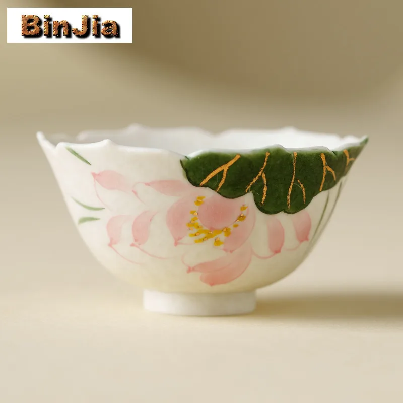 50ml Hand-painted Lotus Teacup Vintage Tea Bowl Jug Tea-tasting Personal Cup Chazhan Master Cups Chinese Tea Set Collection Gift
50ml Hand-painted Lotus Teacup Vintage Tea Bowl Jug Tea-tasting Personal Cup Chazhan Master Cups Chinese Tea Set Collection Gift