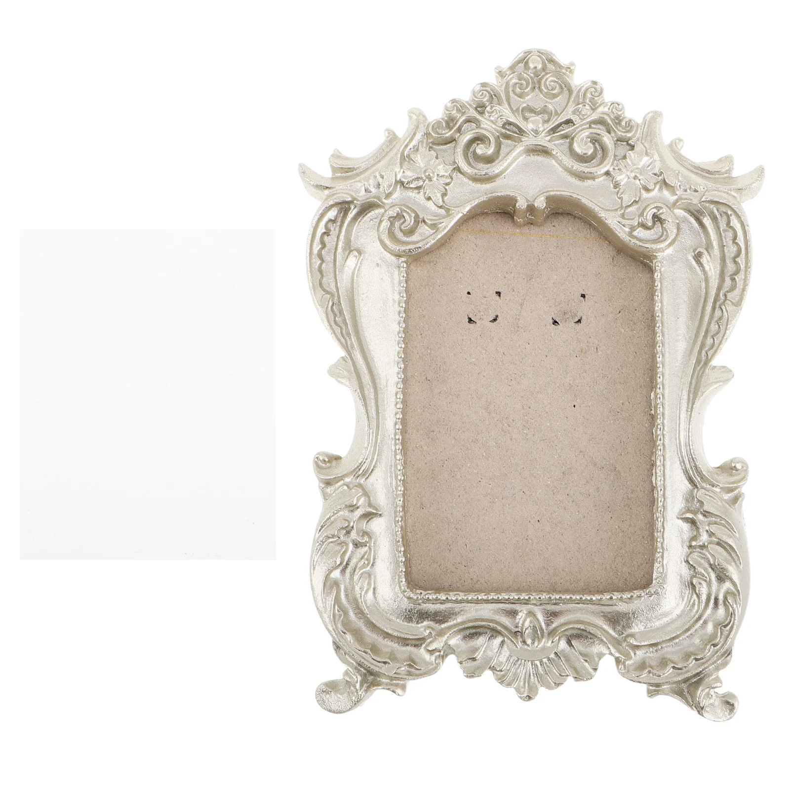 Vintage Resin Picture Frame Small Photo Frame For Diy Decoration Retro Wall Hanging Display Gothic Jewelry Holder Silver 
Vintage Resin Picture Frame Small Photo Frame For Diy Decoration Retro Wall Hanging Display Gothic Jewelry Holder Silver