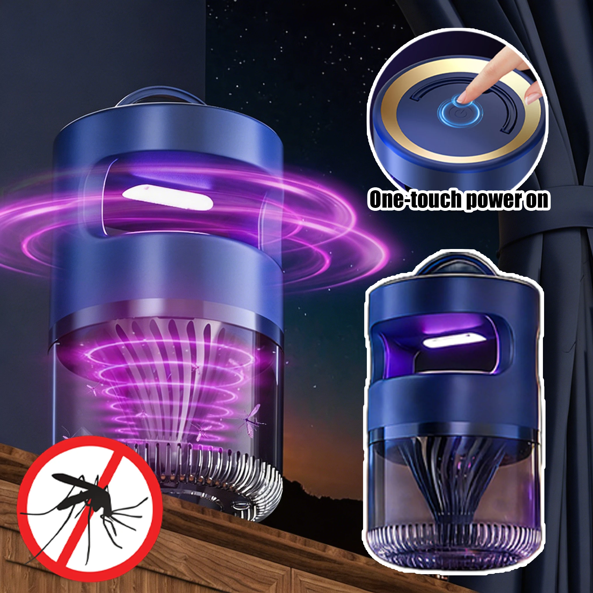 Home Suction Mosquito Killer Lamp with USB Night Light Powerful Attract Quiet Insect Trap Lightweight Portable Bug Zapper
Home Suction Mosquito Killer Lamp with USB Night Light Powerful Attract Quiet Insect Trap Lightweight Portable Bug Zapper