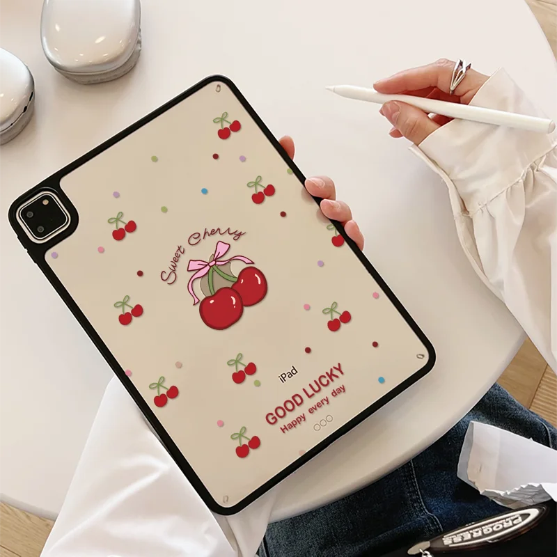 Good Luck Cherry Tablet Case For iPad Pro 11 12.9 13 A16 M2 M4 M3 M5 Shell 8.3 9.7 10.2 5/6/7/8/9/10/11th Mini 6 7 Air 3 4 Cover
Good Luck Cherry Tablet Case For iPad Pro 11 12.9 13 A16 M2 M4 M3 M5 Shell 8.3 9.7 10.2 5/6/7/8/9/10/11th Mini 6 7 Air 3 4 Cover