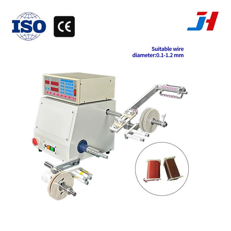 JH Semi-Automatic 0.1-1.2mm Copper Aluminum Steel Wire Winding Machine for Speaker Voice Coil Brushless DC Motor Transformer
JH Semi-Automatic 0.1-1.2mm Copper Aluminum Steel Wire Winding Machine for Speaker Voice Coil Brushless DC Motor Transformer