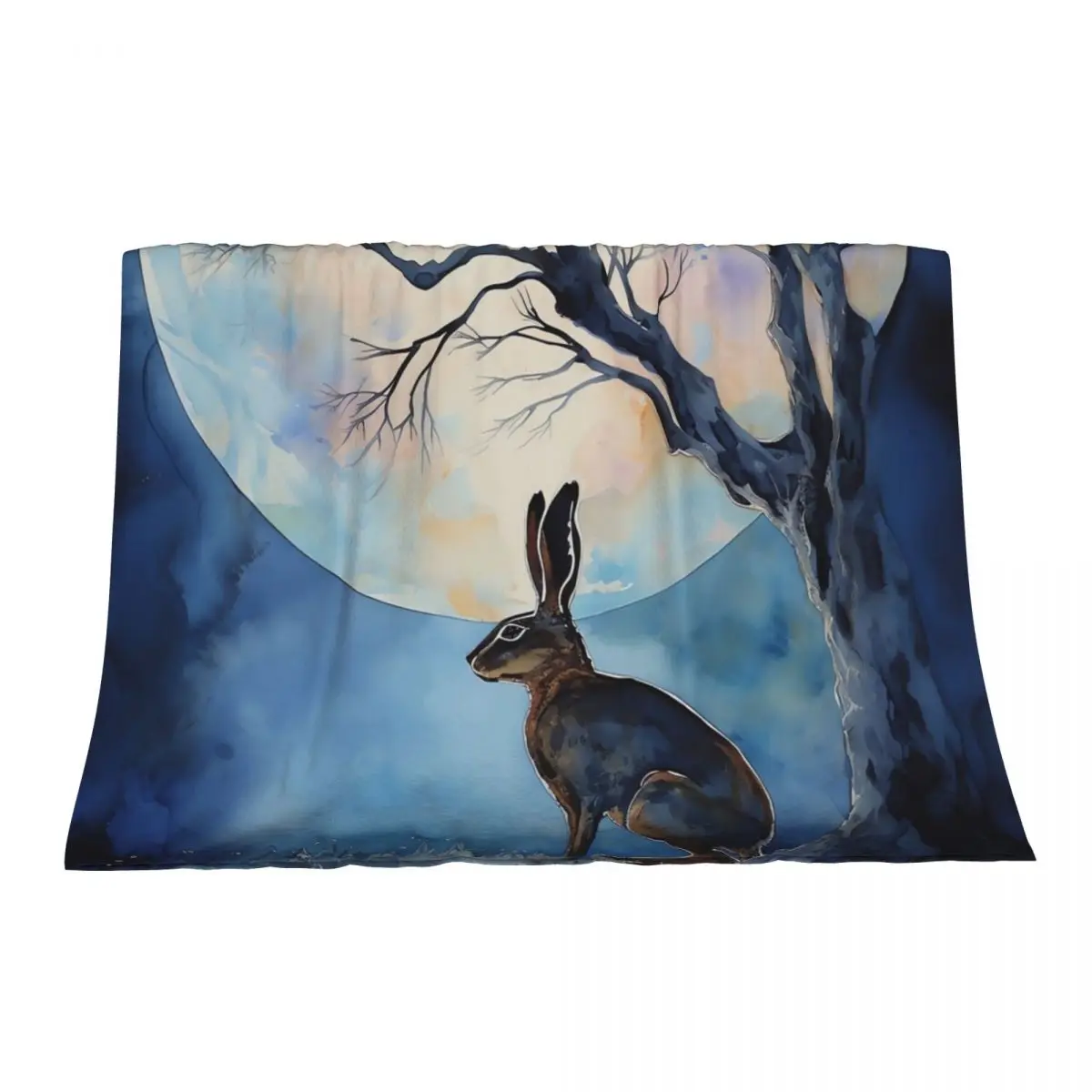 Moon Gazing Hare Throw Blanket Stuffeds Luxury Designer Quilt Winter beds Blankets
Moon Gazing Hare Throw Blanket Stuffeds Luxury Designer Quilt Winter beds Blankets