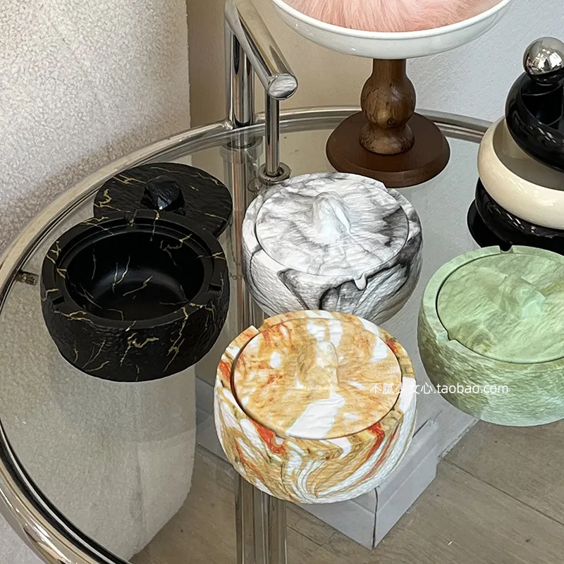 Marble Texture Premium Ashtray with Lid Office Jewelry Box Storage Home Smoking Accessories Ceramic Ashtray with Lid
Marble Texture Premium Ashtray with Lid Office Jewelry Box Storage Home Smoking Accessories Ceramic Ashtray with Lid
