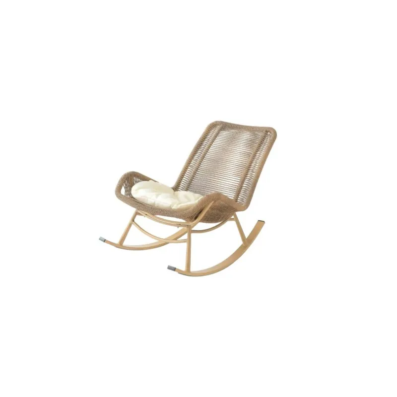 Rope weaving leisure rocking chair Outdoor B & B Villa Garden Creative rattan weaving chair Combination furniture Balcony rockin
Rope weaving leisure rocking chair Outdoor B & B Villa Garden Creative rattan weaving chair Combination furniture Balcony rockin
