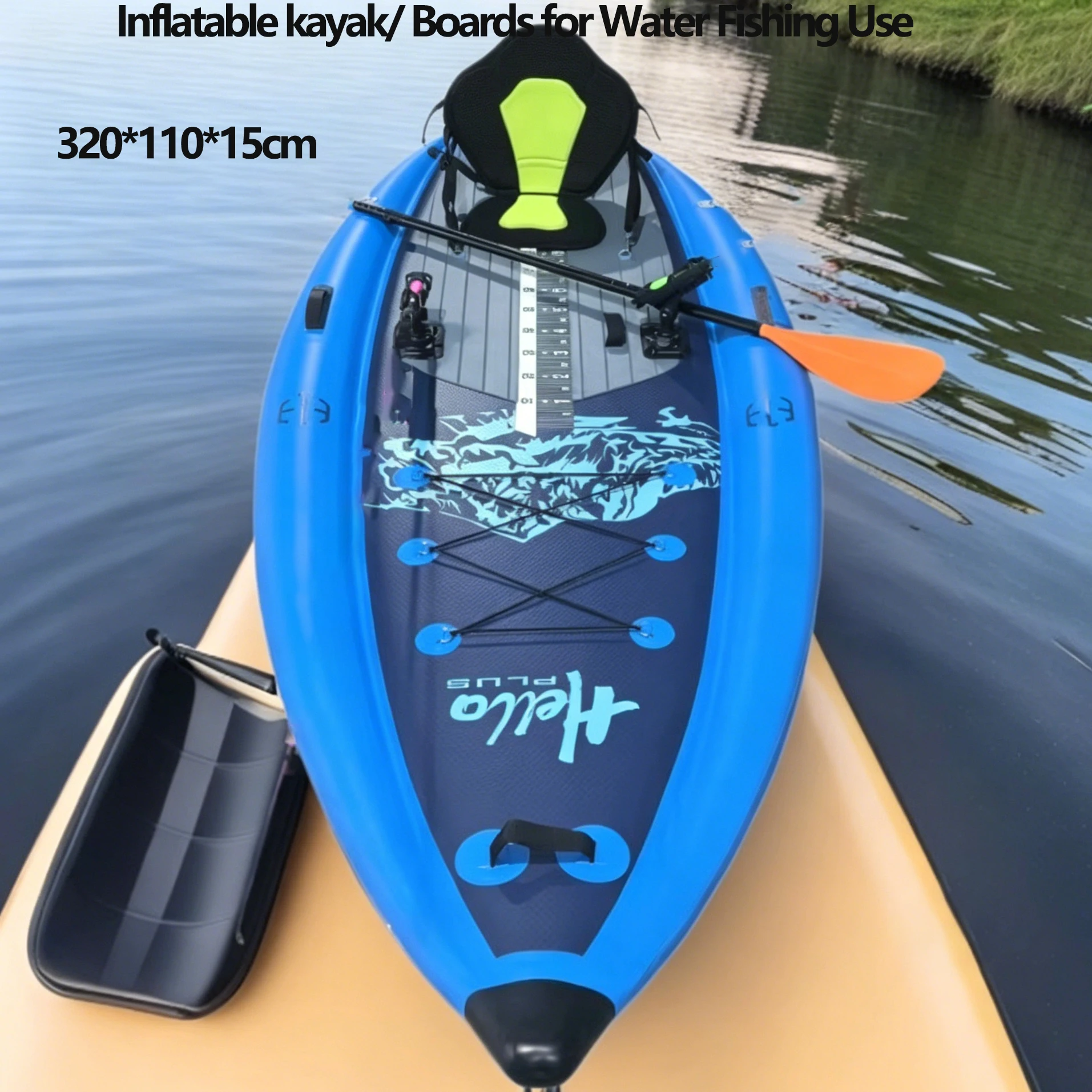 New Inflatable Kayak/ Boards for Water Fishing Use Water Sports Durable PVC Brushed PaddleBoards Capacity 250KG Suit Beginner
New Inflatable Kayak/ Boards for Water Fishing Use Water Sports Durable PVC Brushed PaddleBoards Capacity 250KG Suit Beginner