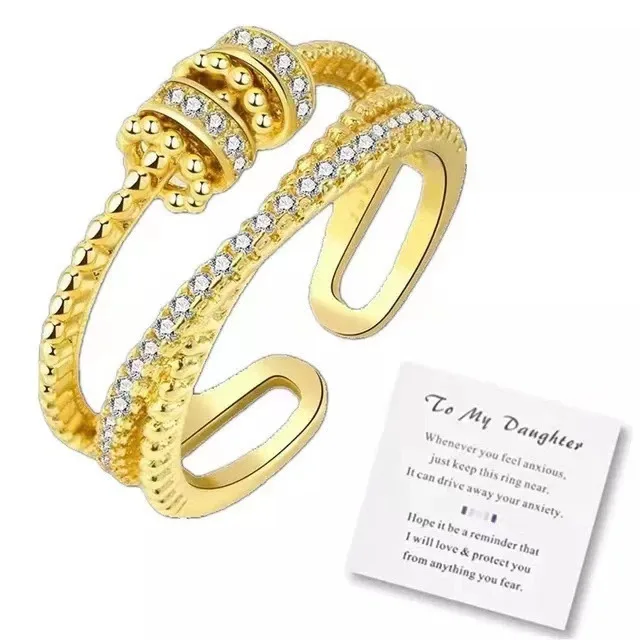 Rotating Sunflower Ring Gold Plated Women's Style Convertible Creative Jewelry Valentine's Day Birthday Gift Same Style
Rotating Sunflower Ring Gold Plated Women's Style Convertible Creative Jewelry Valentine's Day Birthday Gift Same Style