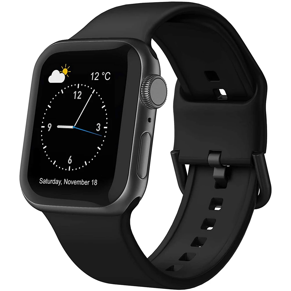 Silicone Strap for Apple Watch 45mm 44mm 42mm 41mm 40mm 38mm Watchband Sports Wristband for iWatch Series 765432SE 8 Ultra 49mm
Silicone Strap for Apple Watch 45mm 44mm 42mm 41mm 40mm 38mm Watchband Sports Wristband for iWatch Series 765432SE 8 Ultra 49mm