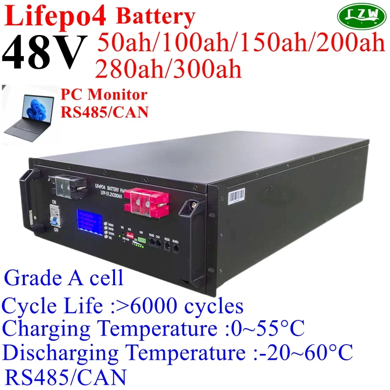 48V 50Ah 100AH 150Ah 200Ah 280Ah 300Ah Lifepo4 литиевая батарея Bluetooth BMS для солнечной системы гибридный инвертор 2000 Вт 5000 Вт 10 кВт
48V 50Ah 100AH 150Ah 200Ah 280Ah 300Ah Lifepo4 литиевая батарея Bluetooth BMS для солнечной системы гибридный инвертор 2000 Вт 5000 Вт 10 кВт