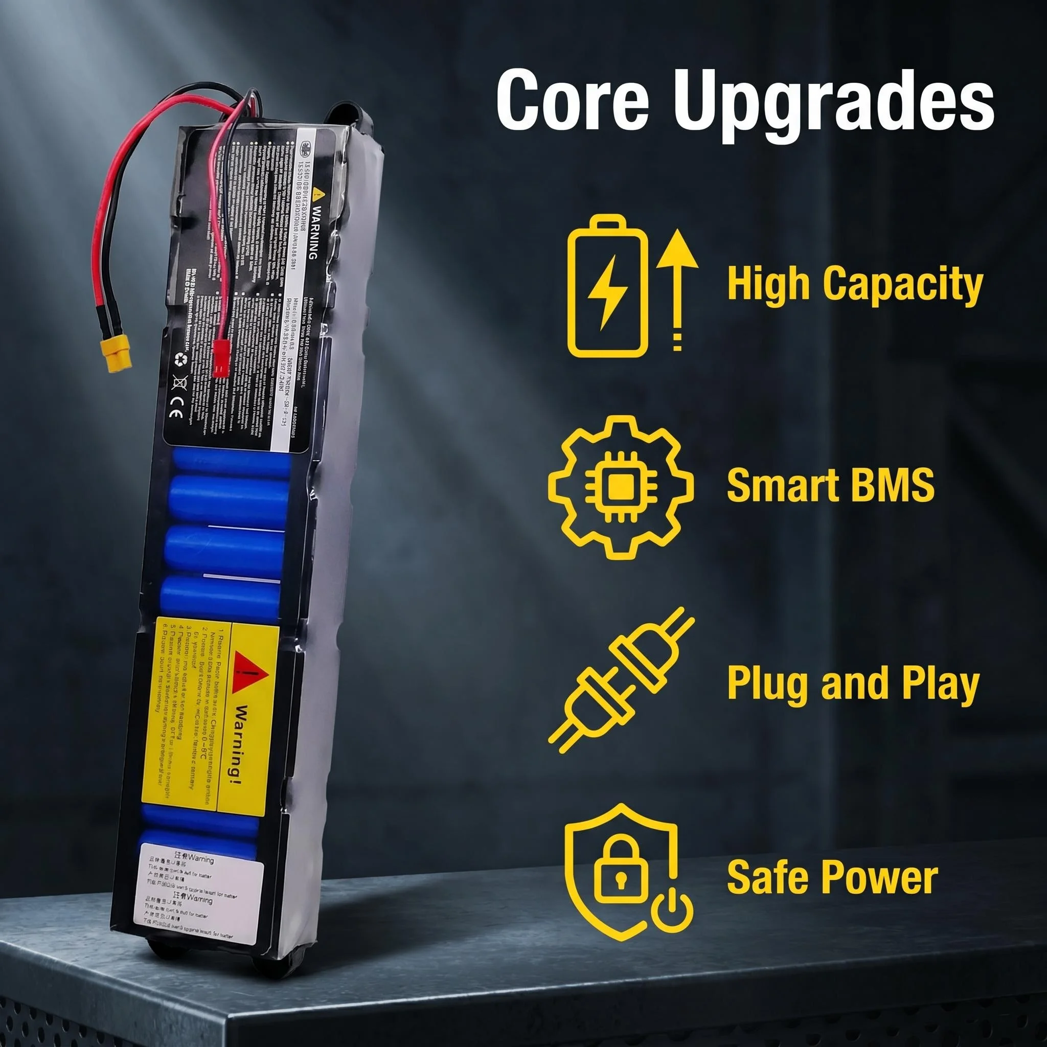 Universal Replacement Battery 36V 7800mAh For Xiaomi M365 E-Scooter BMS Protected Battery Pack
Universal Replacement Battery 36V 7800mAh For Xiaomi M365 E-Scooter BMS Protected Battery Pack