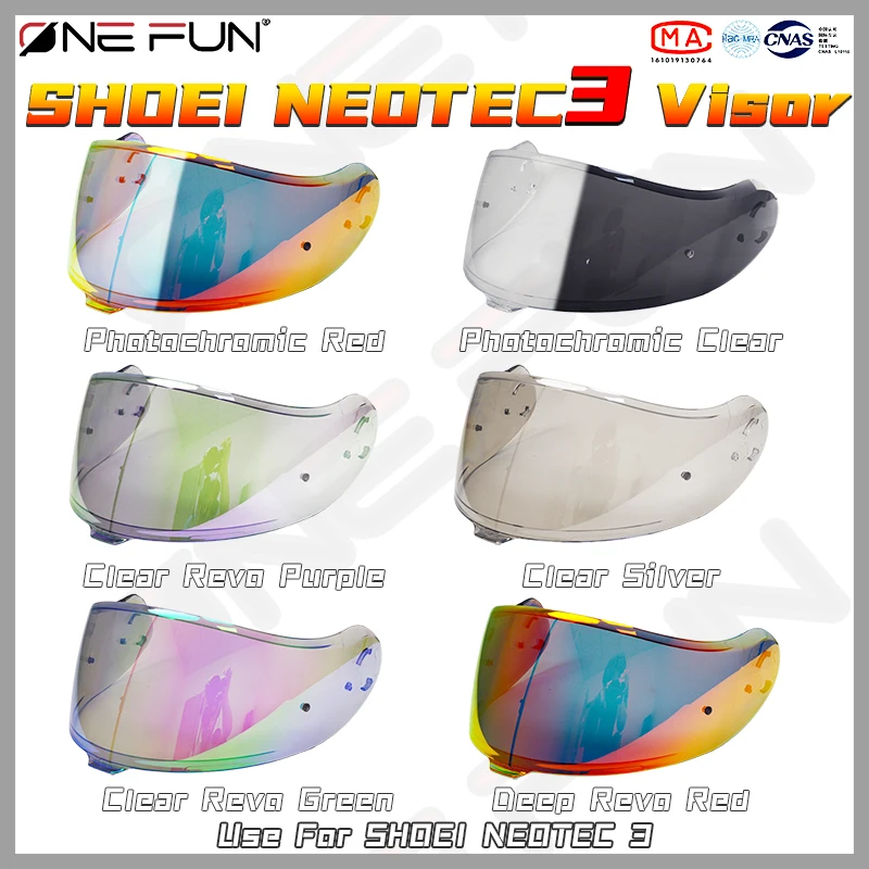 CNS-3C Motorcycle Helmet Visors for SHOEI NEOTEC-3 Windproof UV Protective Visera CNS-3C Anti-Scratch Accessories NEOTEC 3 shoei
CNS-3C Motorcycle Helmet Visors for SHOEI NEOTEC-3 Windproof UV Protective Visera CNS-3C Anti-Scratch Accessories NEOTEC 3 shoei
