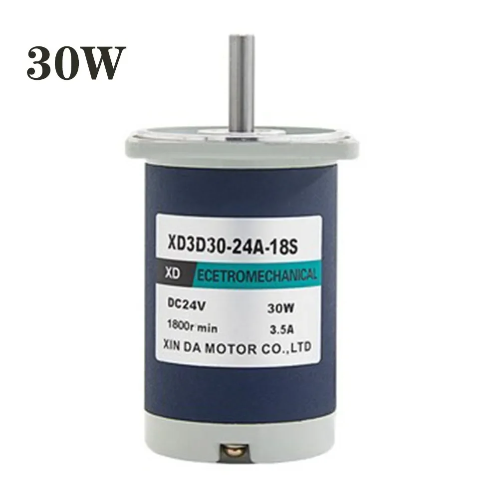 30W DC permanent magnet motor 12V24V miniature 1800-3000 rpm high-speed motor speed adjustment CW CCW motor
30W DC permanent magnet motor 12V24V miniature 1800-3000 rpm high-speed motor speed adjustment CW CCW motor