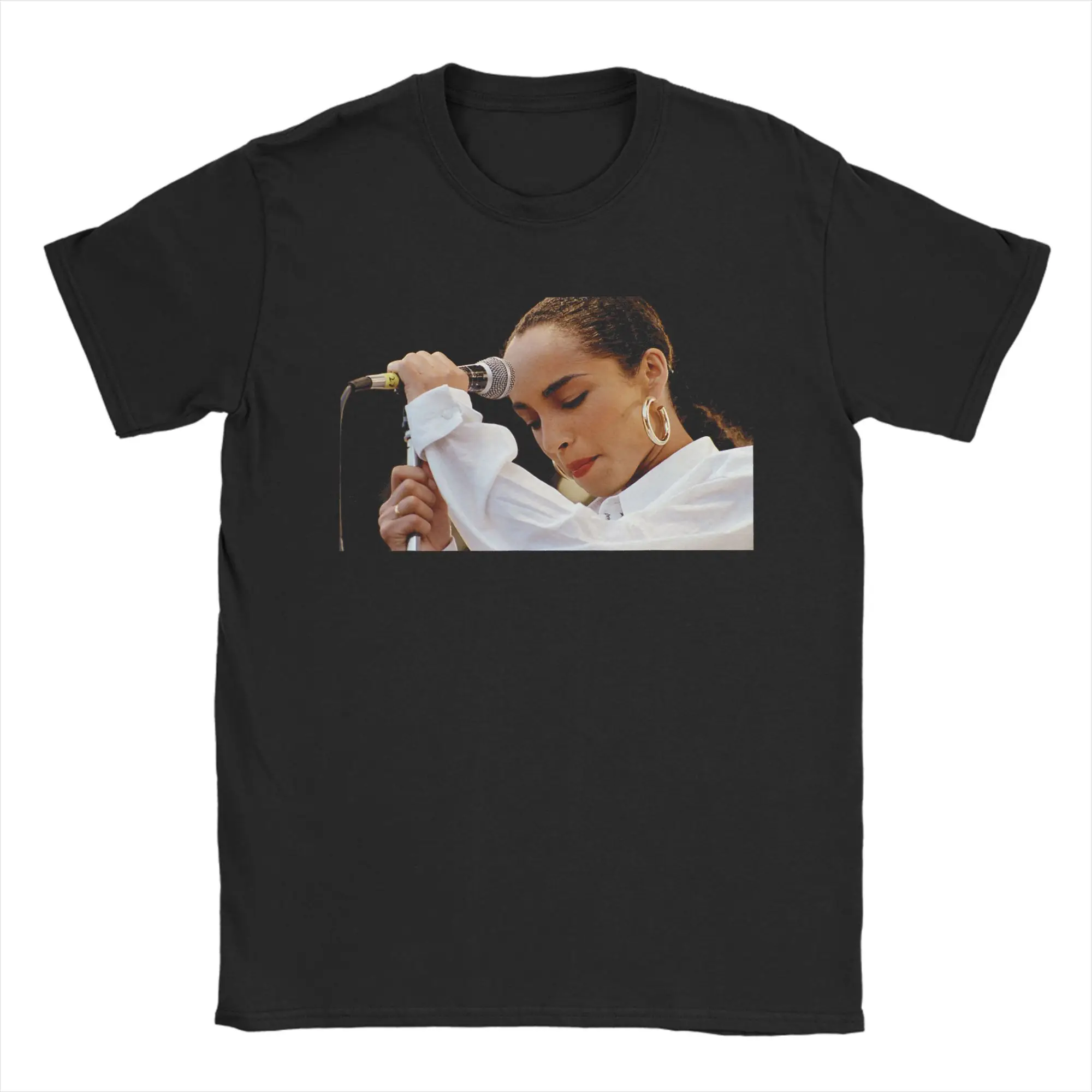 Хлопковая футболка Sade Singing Live Aid London 1985 для мужчин, летняя уличная одежда, футболки с круглым вырезом, хип-хоп футболки, одежда больших размеров
Хлопковая футболка Sade Singing Live Aid London 1985 для мужчин, летняя уличная одежда, футболки с круглым вырезом, хип-хоп футболки, одежда больших размеров