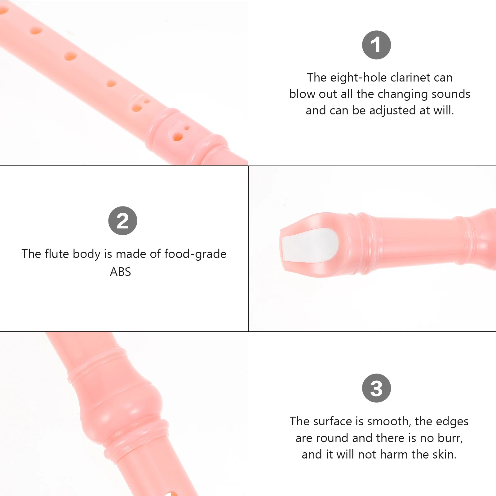 1 set 1 Set 8 Hole Recorder For Kids Soprano Beginner Musical Instrument Educational Treble Flute Children Flute Instrument
1 set 1 Set 8 Hole Recorder For Kids Soprano Beginner Musical Instrument Educational Treble Flute Children Flute Instrument