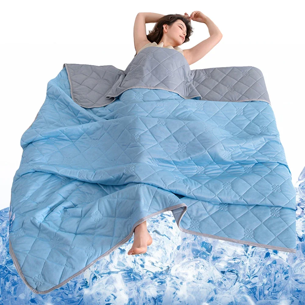 Grade A Cool Blanket for Bed Silky Air Condition Comforter Lightweight Cooled Summer Quilt for Hot Sleepers and Night Sweats
Grade A Cool Blanket for Bed Silky Air Condition Comforter Lightweight Cooled Summer Quilt for Hot Sleepers and Night Sweats
