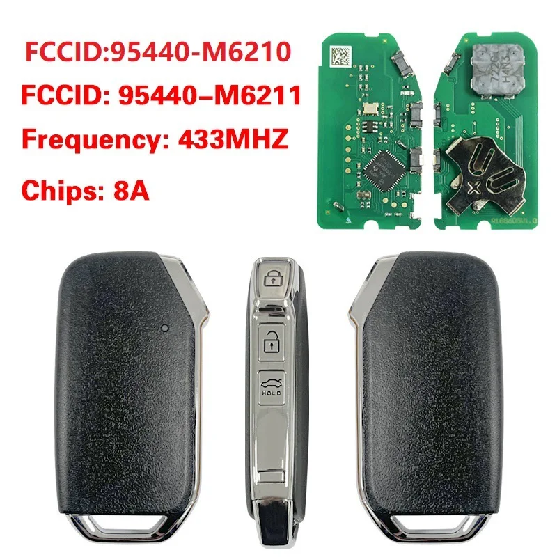 3 Button Keyless Flip Smart Remote Car Key Control 8A Chip FCC 95440-M6210 M6211 Auto Assecories For For KIA Cerato 3 1/5pcs/Lot
3 Button Keyless Flip Smart Remote Car Key Control 8A Chip FCC 95440-M6210 M6211 Auto Assecories For For KIA Cerato 3 1/5pcs/Lot