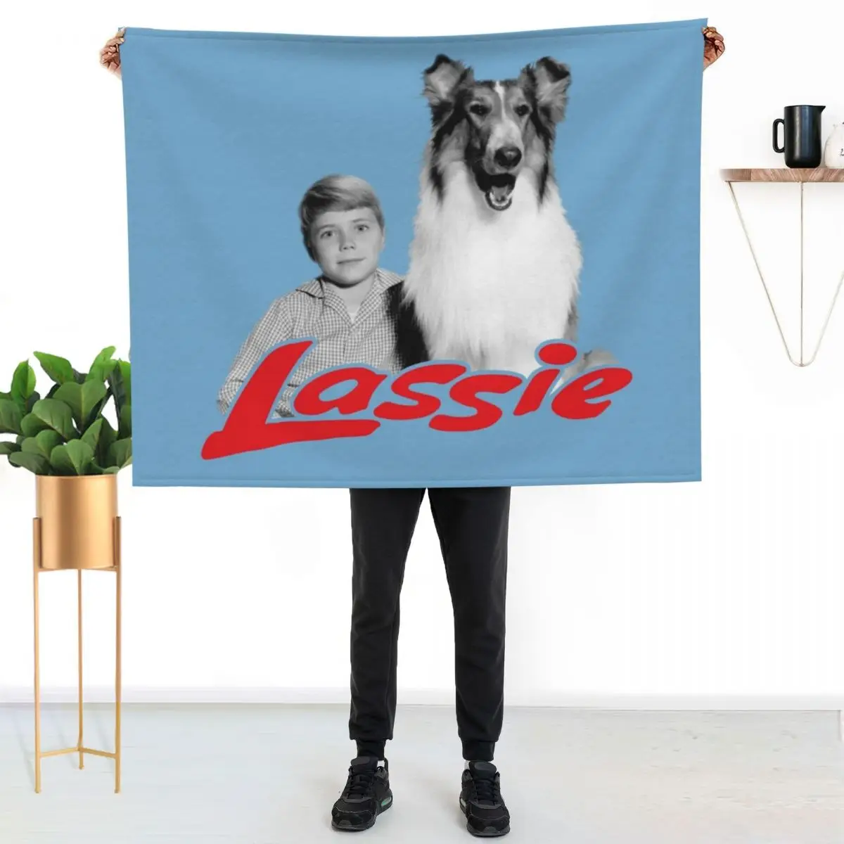 Lassie Throw Blanket All Season Lightweight Soft Blanket for Bed
Lassie Throw Blanket All Season Lightweight Soft Blanket for Bed