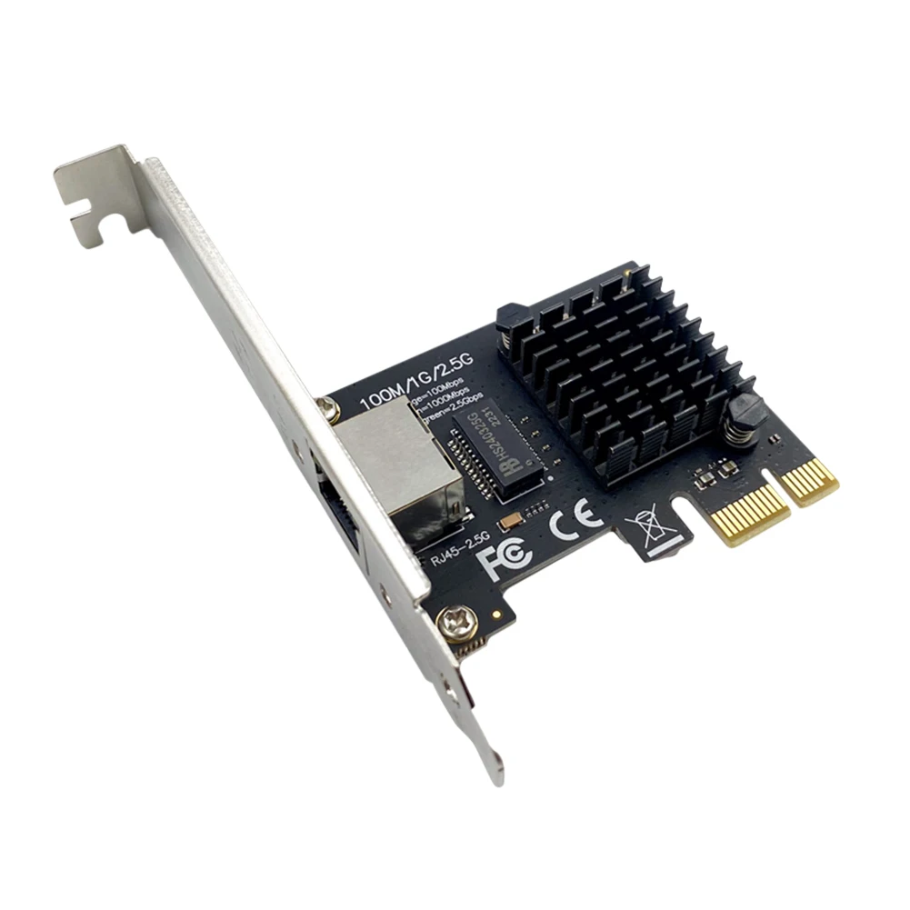 2.5Gbps Gigabit Ethernet Adapter Replacement Parts PCI Express PCI-E Network Card Accessories Support for Windows/Linux/ESXi/ROS
2.5Gbps Gigabit Ethernet Adapter Replacement Parts PCI Express PCI-E Network Card Accessories Support for Windows/Linux/ESXi/ROS