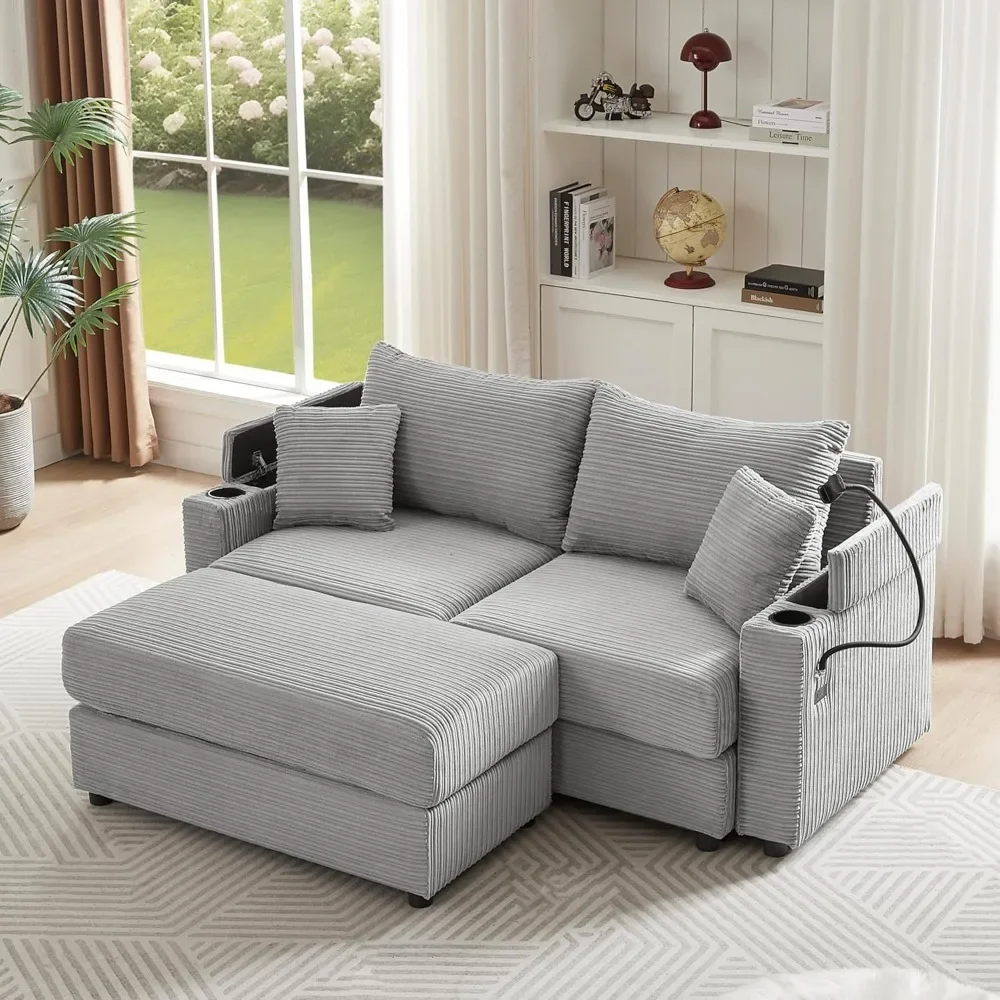 Chair Indoor with Storage, W Corduroy Comfy Sofa Chaise Couch with Ottoman Reclining Chair
Chair Indoor with Storage, W Corduroy Comfy Sofa Chaise Couch with Ottoman Reclining Chair