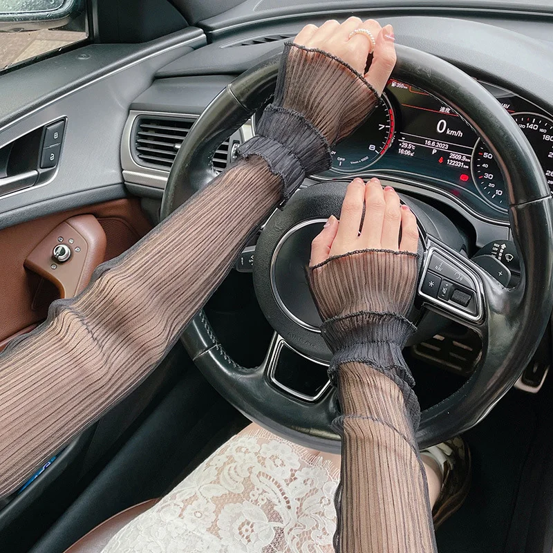 Пара летних шелковых рукавов-муфт для рук с длинными рукавами, защита от солнца, для женщин, охлаждающие, без пальцев, для велоспорта, с защитой от УФ-излучения
Пара летних шелковых рукавов-муфт для рук с длинными рукавами, защита от солнца, для женщин, охлаждающие, без пальцев, для велоспорта, с защитой от УФ-излучения