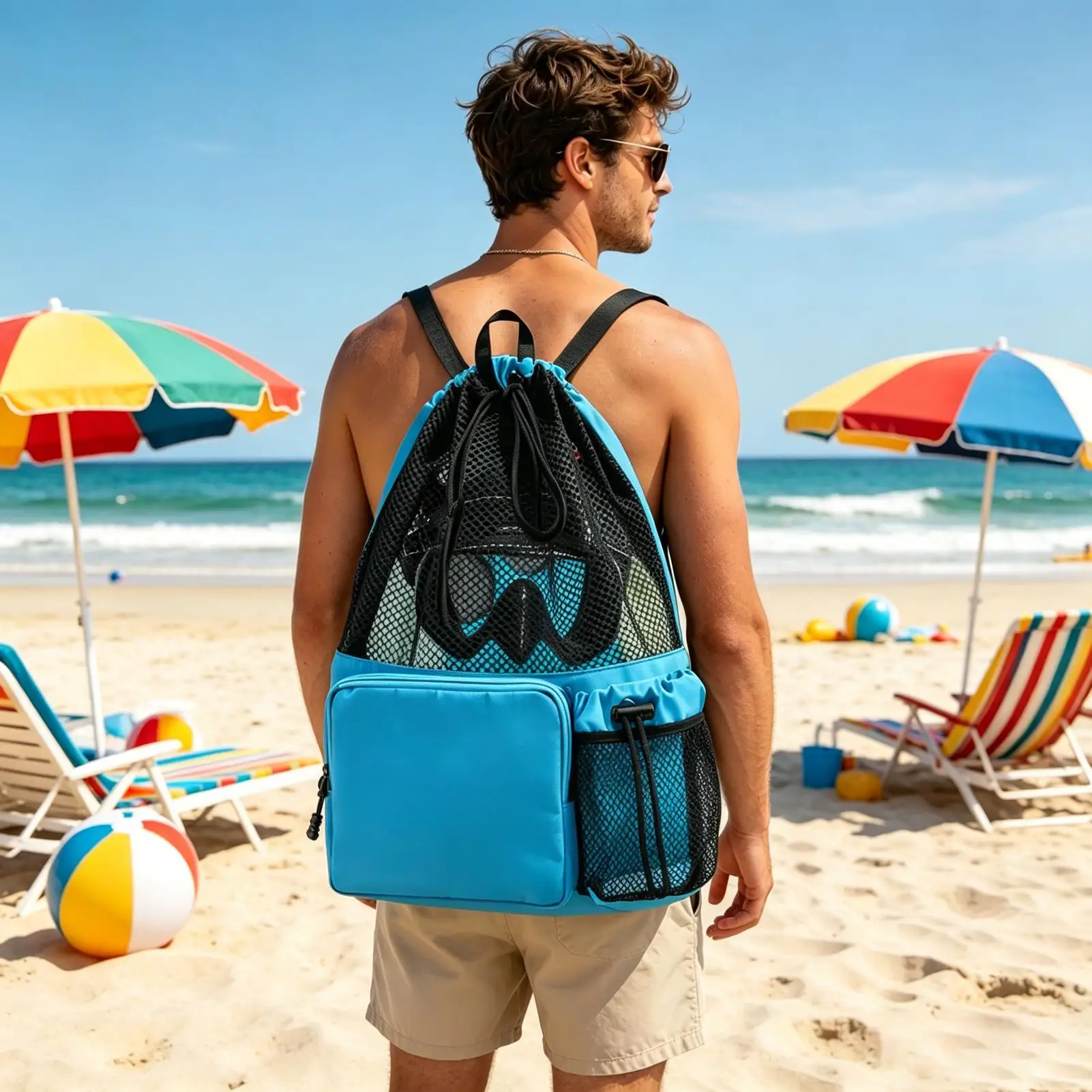 Beach Bag Swimming Large Waterproof Portable Gear Mesh Swim Bag For Swimming Fitness Exercise Gym Playground Outdoor Outside
Beach Bag Swimming Large Waterproof Portable Gear Mesh Swim Bag For Swimming Fitness Exercise Gym Playground Outdoor Outside