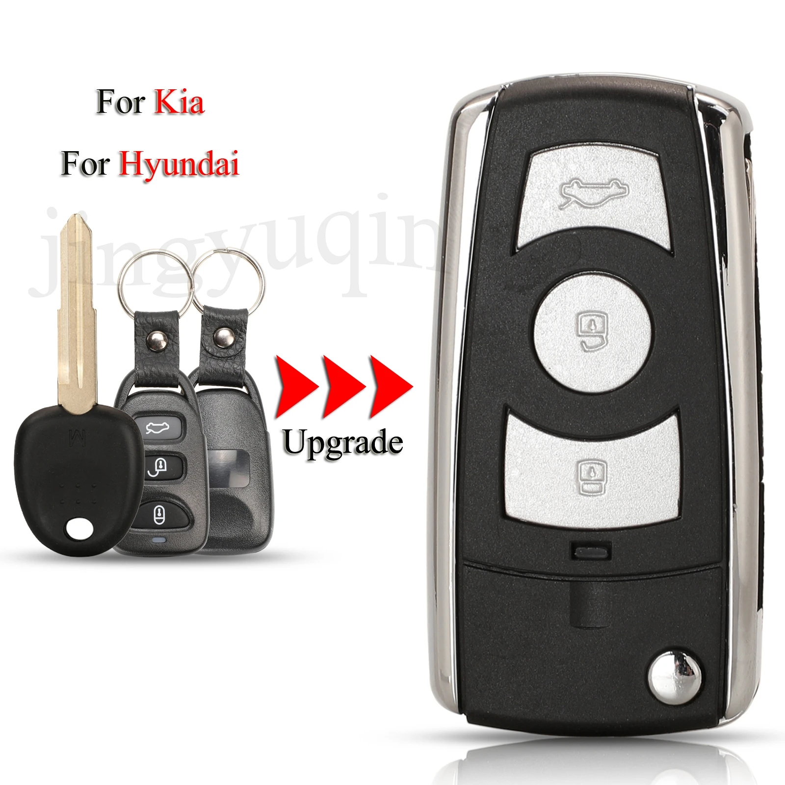 jingyuqin Upgrade Folding Car Key Shell For Kia For Hyundai terracan 2006 3Buttons Left Blade Remote Car Key Case Cover
jingyuqin Upgrade Folding Car Key Shell For Kia For Hyundai terracan 2006 3Buttons Left Blade Remote Car Key Case Cover
