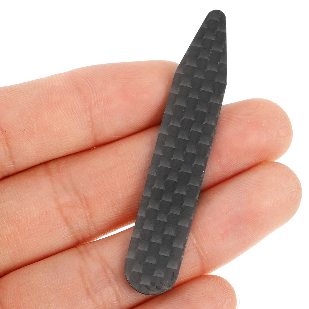 2 Pairs Shirt Collar Stays 60 2x10x0 8mm Carbon Fibre Men Dress Shirts Inserts Collar Support Fashion Jewelry Accessories
2 Pairs Shirt Collar Stays 60 2x10x0 8mm Carbon Fibre Men Dress Shirts Inserts Collar Support Fashion Jewelry Accessories