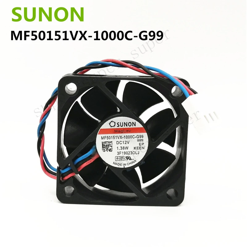 S+ 1pcs SUNON MF50151VX-1000C-G99 5015 12V 1.38W High Air Volume Cooling Fan 3-wire
S+ 1pcs SUNON MF50151VX-1000C-G99 5015 12V 1.38W High Air Volume Cooling Fan 3-wire