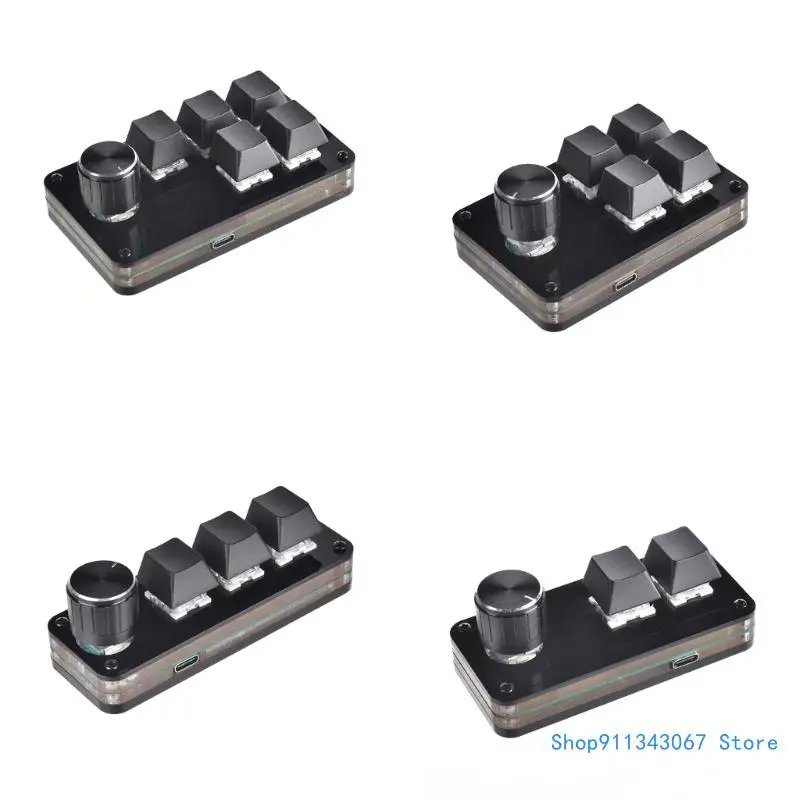 Macro Mechanical Keyboard 2/3/4/5 Keys Mini Keyboard with Knob Design for Gaming Drop shipping
Macro Mechanical Keyboard 2/3/4/5 Keys Mini Keyboard with Knob Design for Gaming Drop shipping