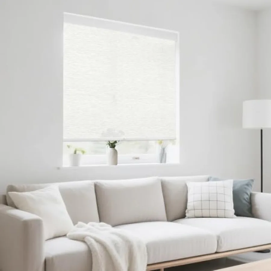 42" W x 72" H Cordless Light Filtering Roller Shade for Windows, Free Stop Windows Shades, Thermal Insulated Linen-Style Blinds
42" W x 72" H Cordless Light Filtering Roller Shade for Windows, Free Stop Windows Shades, Thermal Insulated Linen-Style Blinds