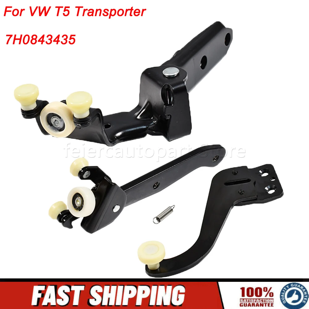 1 Set left sliding door Roller upper middle lower hinges guide OEM 7H0843435 For VW T5 Transporter RHD car accessories
1 Set left sliding door Roller upper middle lower hinges guide OEM 7H0843435 For VW T5 Transporter RHD car accessories