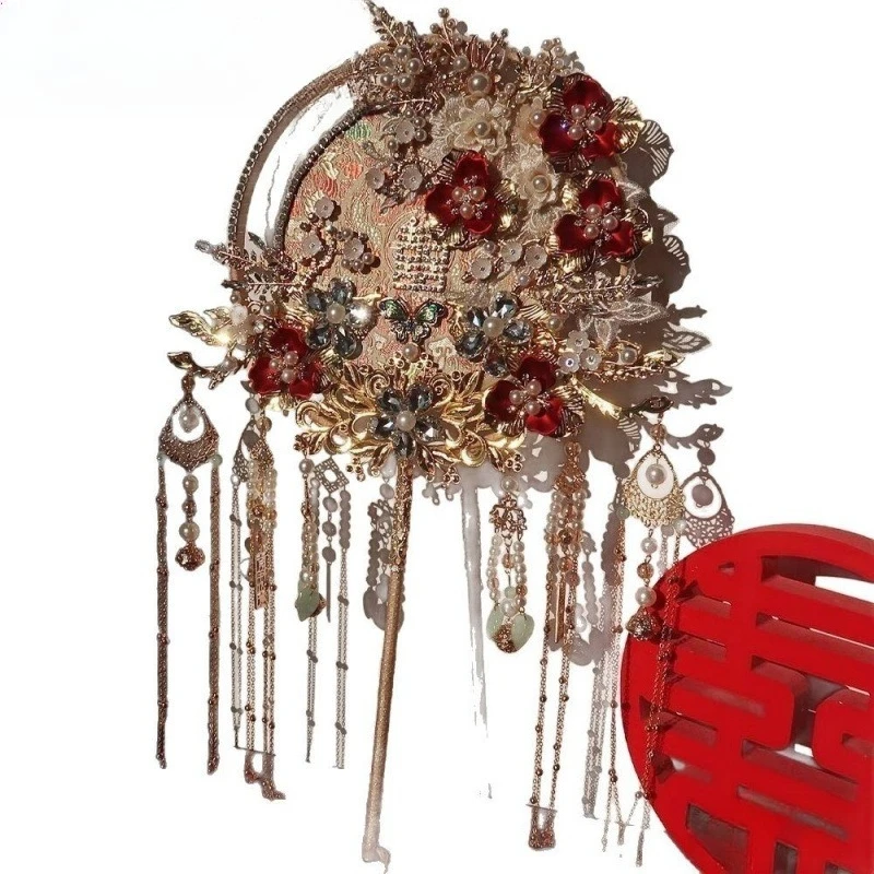 Group fan bride wedding DIY material package handmade double-sided work in progress
Group fan bride wedding DIY material package handmade double-sided work in progress
