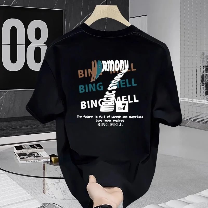 2025 summer new high-end men's letter printed T-shirt fashion brand 100% cotton round neck fashion short sleeve T-shirt
2025 summer new high-end men's letter printed T-shirt fashion brand 100% cotton round neck fashion short sleeve T-shirt