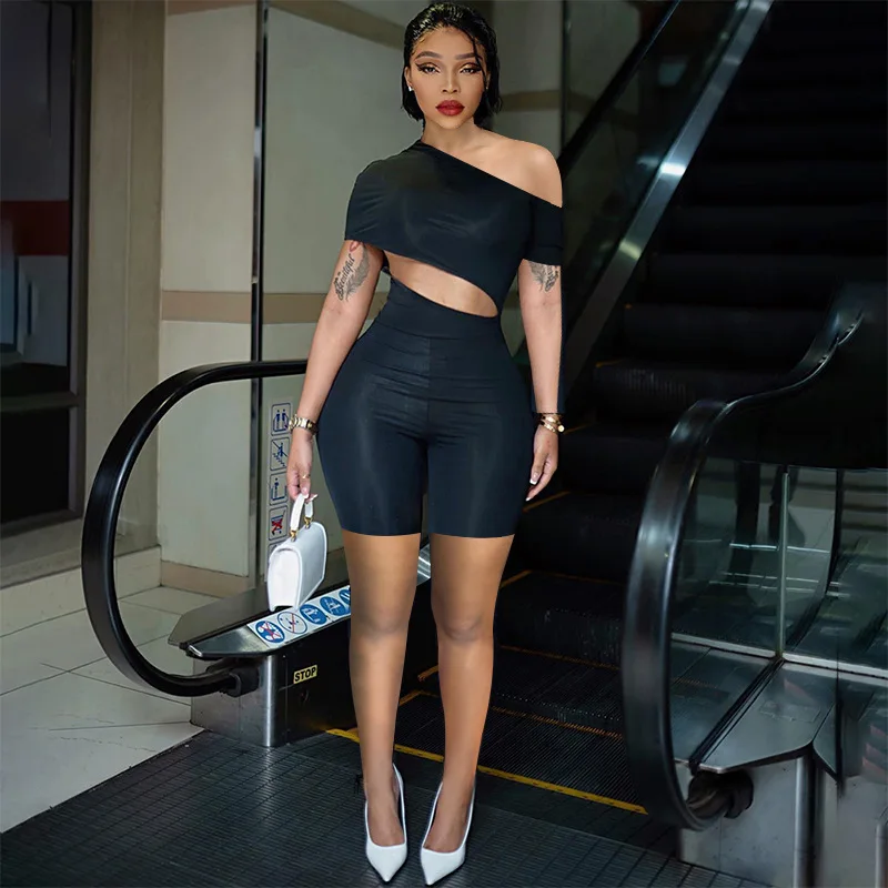 Sexy Solid Summer Jumpsuits Streetwear Women Bodysuit Playsuit Elegant Bodycon One Piece Romper Black Hollow Out Jumpsuit
Sexy Solid Summer Jumpsuits Streetwear Women Bodysuit Playsuit Elegant Bodycon One Piece Romper Black Hollow Out Jumpsuit