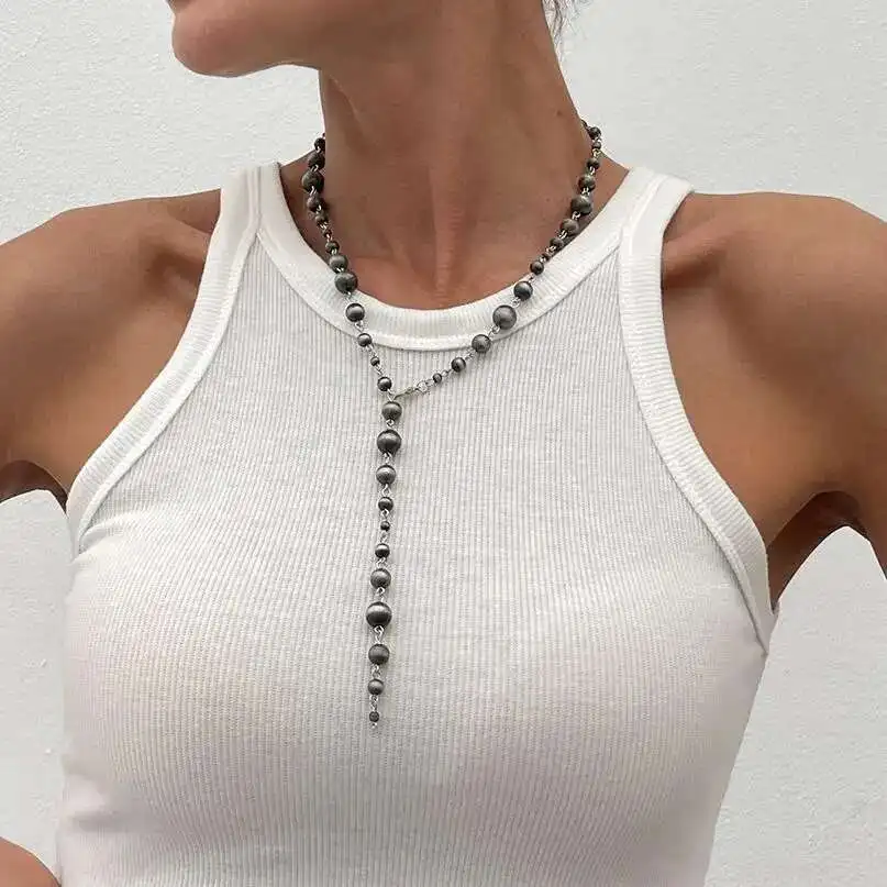 KunJoe Trendy CCB Bead Long Tassel Pendant Necklace for Women Vintage Sweater Chain Collar on Neck Jewelry Accessories Female
KunJoe Trendy CCB Bead Long Tassel Pendant Necklace for Women Vintage Sweater Chain Collar on Neck Jewelry Accessories Female