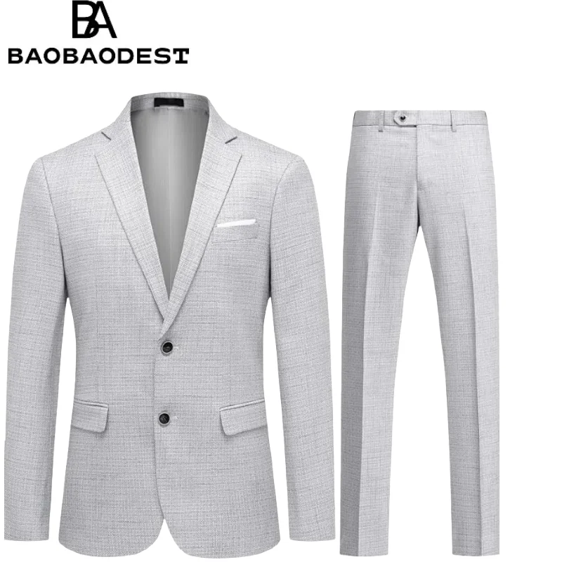 Men's Slim Fit Checkered Tweed Suit 2-Piece Set - Elegant Blazer & Pants, Business Wedding Smoking Formal Tuxedo Outfit
Men's Slim Fit Checkered Tweed Suit 2-Piece Set - Elegant Blazer & Pants, Business Wedding Smoking Formal Tuxedo Outfit