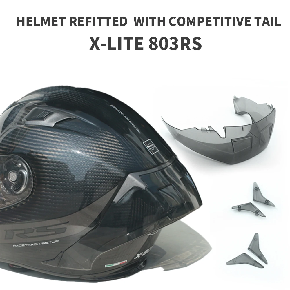 For X-lite X-803 X-803RS X803 X803RS Helmet Decoration Accessories Motorcycle Rear Trim Helmet Spoiler Case
For X-lite X-803 X-803RS X803 X803RS Helmet Decoration Accessories Motorcycle Rear Trim Helmet Spoiler Case