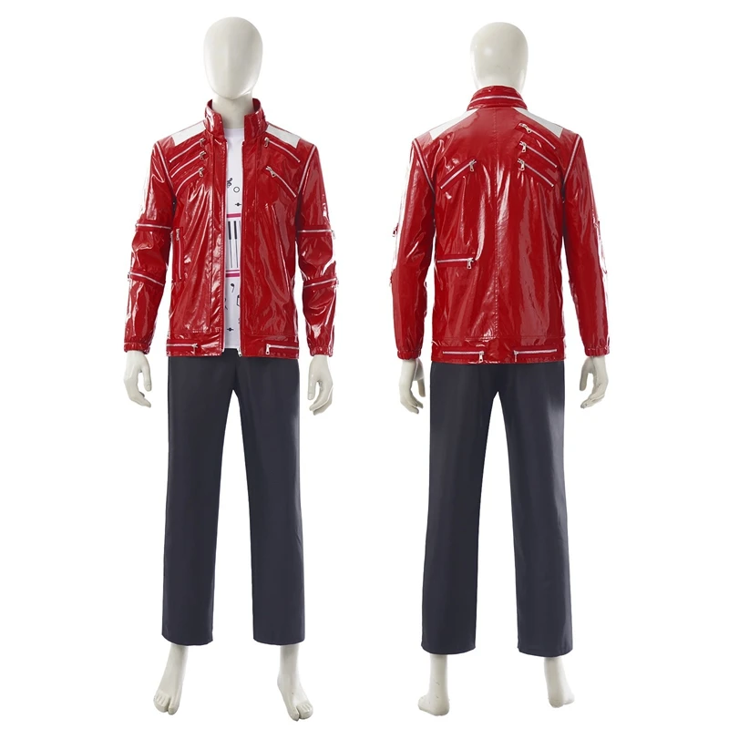Movie Michael MJ Beat It Jackson Cosplay Jacket Impersonators Red PU Leather Punk Casual Coat Pants Halloween Stage Costumes
Movie Michael MJ Beat It Jackson Cosplay Jacket Impersonators Red PU Leather Punk Casual Coat Pants Halloween Stage Costumes