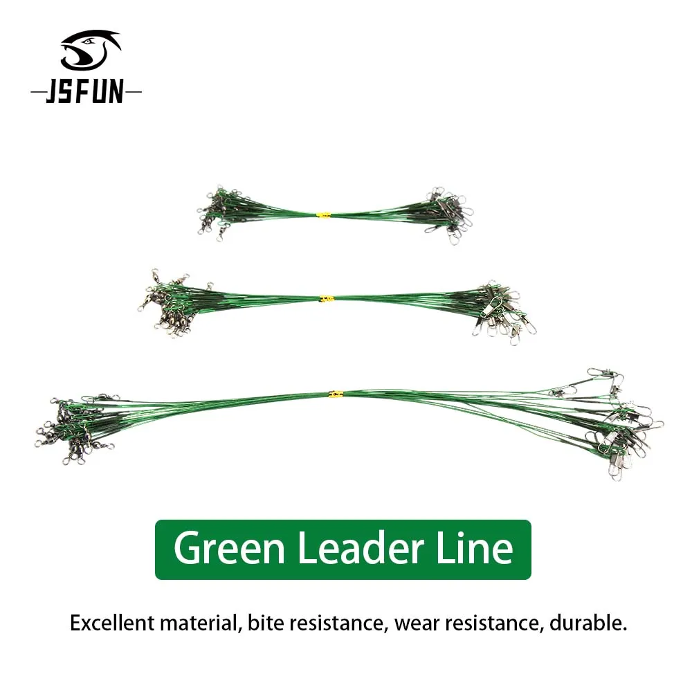 60PC Anti Bite Steel Fishing Line 15/20/30cm Steel Wire Leader With Swivel Fishing Accessory Fishing Wire Olta Leadcore Leash
60PC Anti Bite Steel Fishing Line 15/20/30cm Steel Wire Leader With Swivel Fishing Accessory Fishing Wire Olta Leadcore Leash