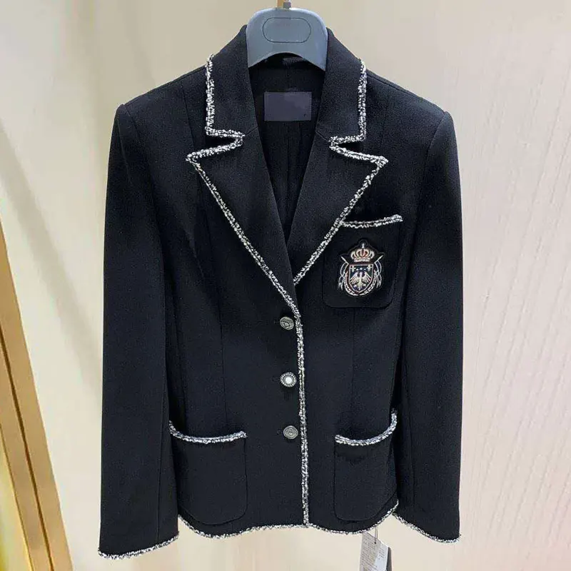 Ele Embroidered Bae Coat Women's Sle Fall 2024 White Collar Brother New College Wind irt Long Sve Single ...
Ele Embroidered Bae Coat Women's Sle Fall 2024 White Collar Brother New College Wind irt Long Sve Single ...