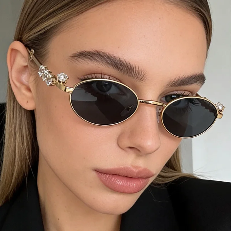 New Arrival Women Vintage Oval Sunglasses Gold Frame Decorative Lens UV400 Anti Ultraviolet Fashion Eyewear For Female
New Arrival Women Vintage Oval Sunglasses Gold Frame Decorative Lens UV400 Anti Ultraviolet Fashion Eyewear For Female