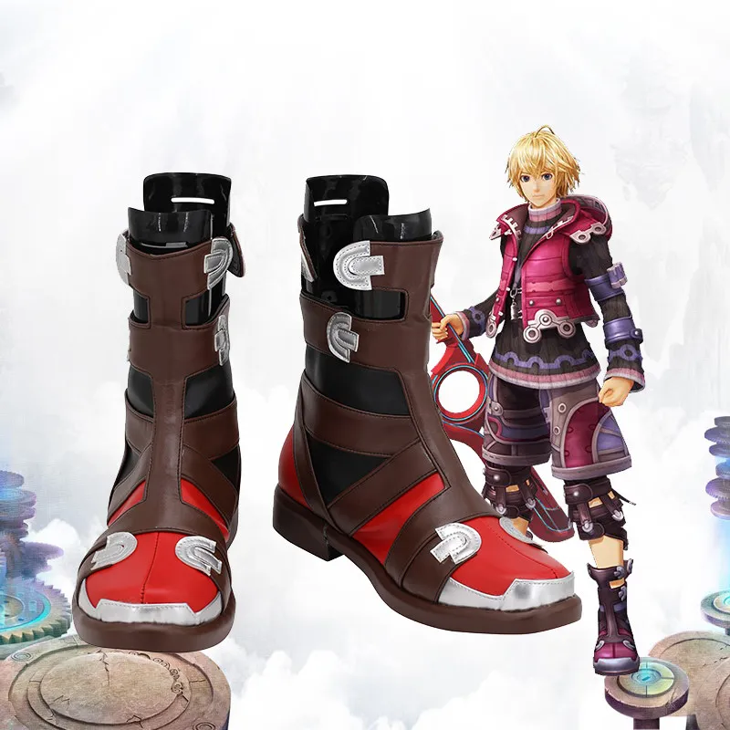 Game Xenoblade Shulk Cosplay Costume Shoes Handmade Faux Leather Boots
Game Xenoblade Shulk Cosplay Costume Shoes Handmade Faux Leather Boots