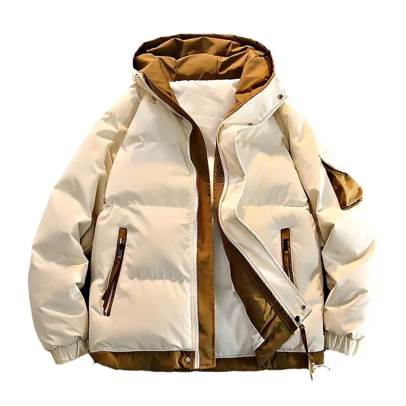 New Streetwear Casual Parkas Men Hooded Fashion Thicken Warm Winter Parka Man Windproof Jacket Padded Brand Male Loose Coats
New Streetwear Casual Parkas Men Hooded Fashion Thicken Warm Winter Parka Man Windproof Jacket Padded Brand Male Loose Coats