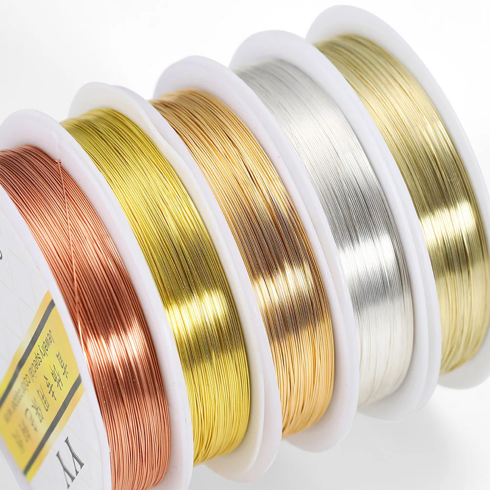 1Roll Gold Color Copper Wire 0.2/0.3/0.4/0.5/0.6/0.7/0.8/1.0mm Beading Cord DIY for Jewelry Making Accessories Wholesale
1Roll Gold Color Copper Wire 0.2/0.3/0.4/0.5/0.6/0.7/0.8/1.0mm Beading Cord DIY for Jewelry Making Accessories Wholesale