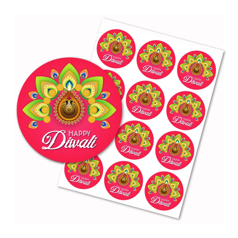 Happy Diwali наклейки для вечеринки, светильник праздничные подарочные украшения
Happy Diwali наклейки для вечеринки, светильник праздничные подарочные украшения