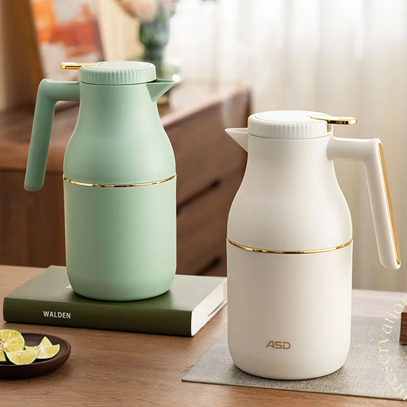 Large Nordic Thermos Pot Press Type Insulation Portable Vacuum Thermos Pot Kitchen Supplies
Large Nordic Thermos Pot Press Type Insulation Portable Vacuum Thermos Pot Kitchen Supplies