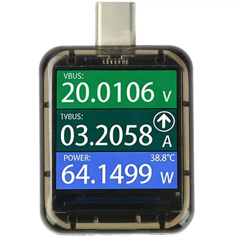 LLCS-Type-C Power Meter Power Meter Voltmeter Current Charging Power Detector USB Fast Charge Detection
LLCS-Type-C Power Meter Power Meter Voltmeter Current Charging Power Detector USB Fast Charge Detection