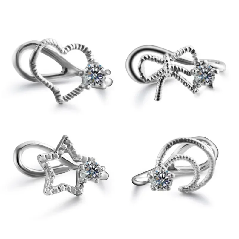 No Piercing Ear Clips Simple Men's and Women's Patterned Nose Clips Ear Clips False Earrings
No Piercing Ear Clips Simple Men's and Women's Patterned Nose Clips Ear Clips False Earrings
